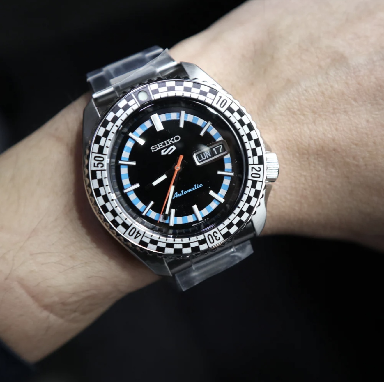 SEIKO 5 SPORTS SPECIAL EDITION 43 MM AUTOMATICO MENS WATCH No SRPK67 - Image 4